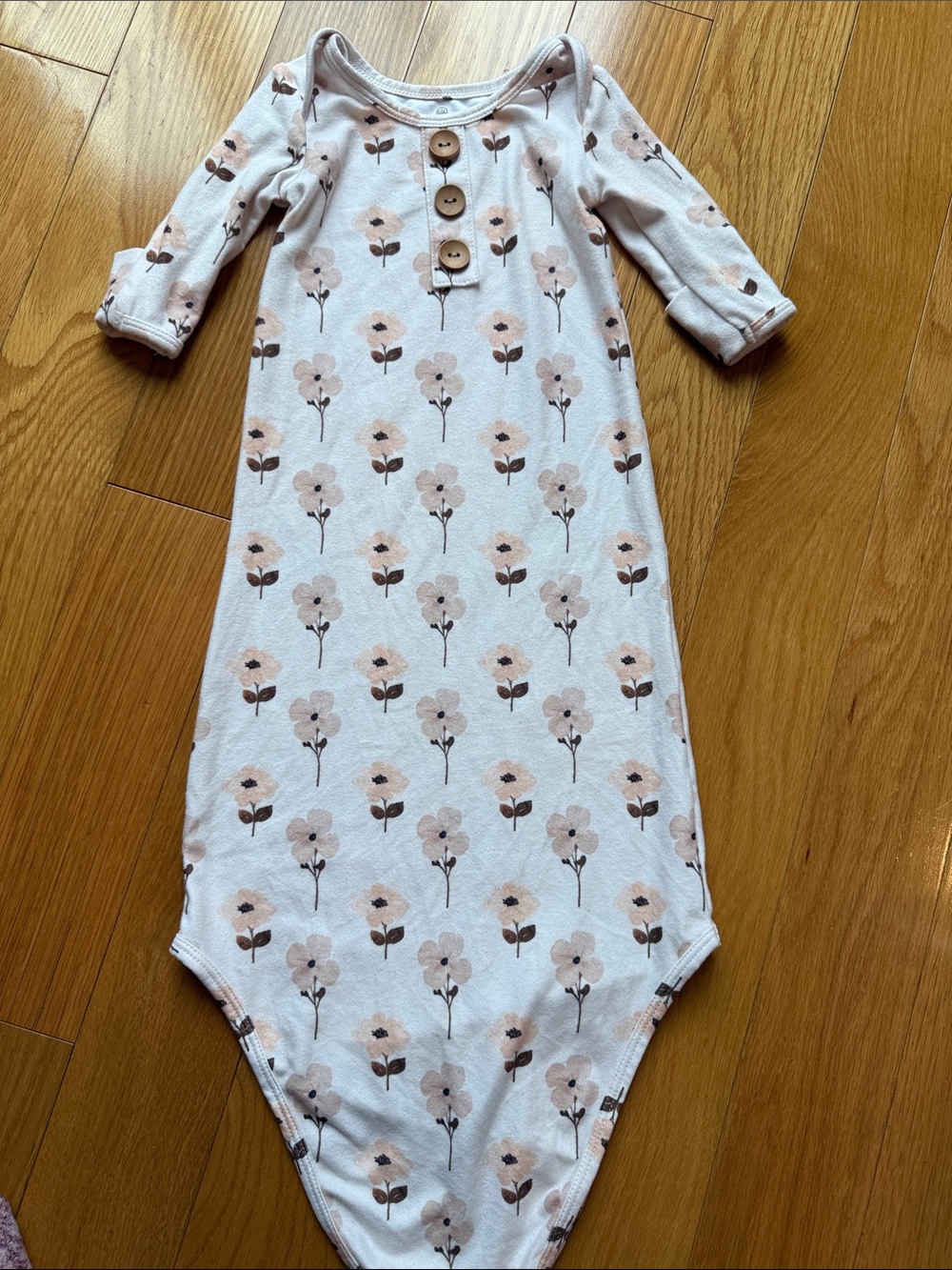 Caden Lane Newborn Gown Floral